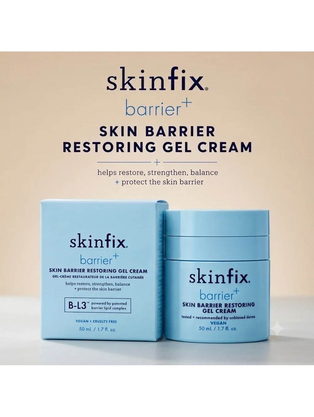 Skinfix Barrier+ Skin Barrier Restoring Gel Cream 1.7 oz NIB